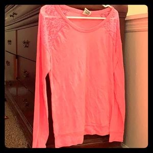 Pink long sleeve top